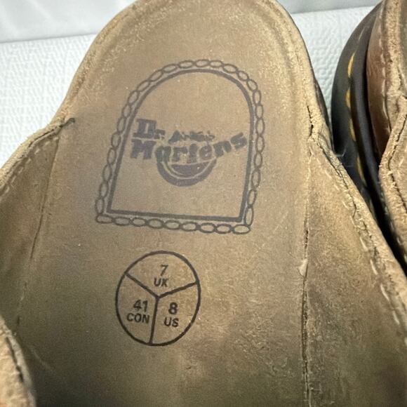 Dr Martens Sandals Men’s Size 8 Vintage 90s Made in England Brown Leather 8582 - Picture 4 of 10